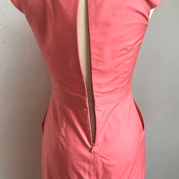 JCREW Salmon colored dress Size 0 (Sm) with pockets - Picture 11 of 12
